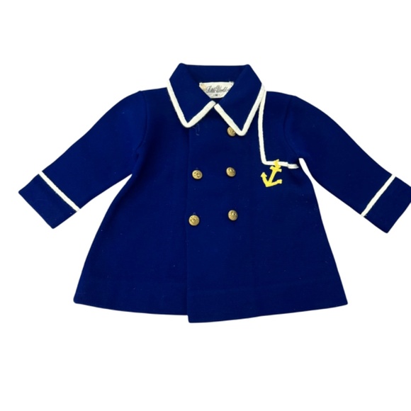 Vintage Little World Knit Outfit & Matching Coat M 6-12 months - Picture 2 of 12